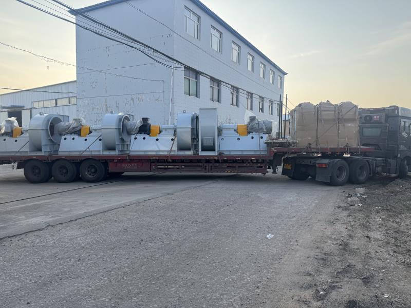 出口沙特-公路搅拌站3000型风，配套风机